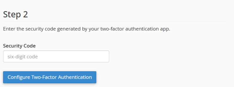 Step 4 - Enter 6-digit code